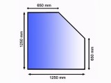 Lienbacher 21.02.983.2 sklo pod kamna, 8 mm