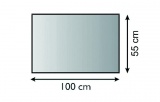 Lienbacher 21.02.870.2 sklo před kamna, 6 mm