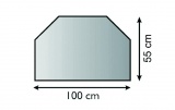 Lienbacher 21.02.871.2 sklo před kamna, 6 mm